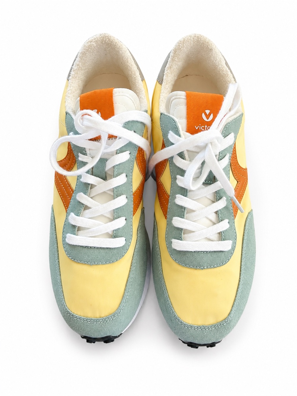 Victoria Retro Sneakers Size 41 EU Pastel Yellow Green Orange Women’s Shoes